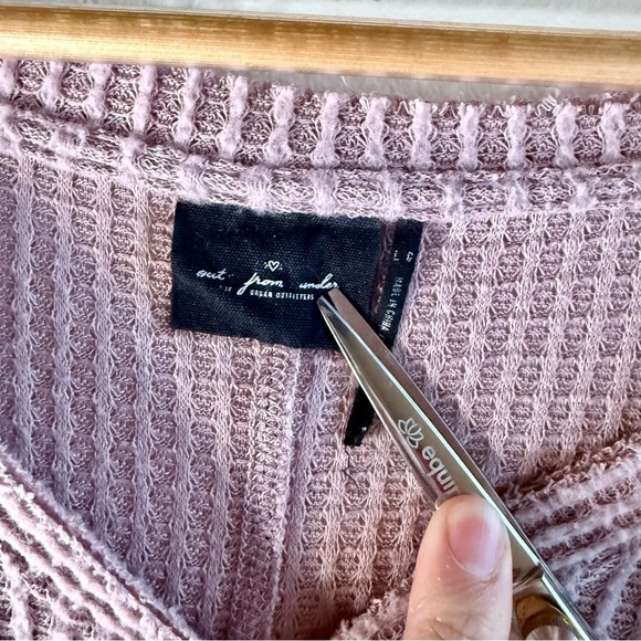 Urban Outfitters Out From Under Jojo Thermal Soze Large Lilac Lavender - Picture 5 of 7